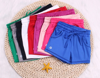 Solid Color Baby Yoga Leisure Short