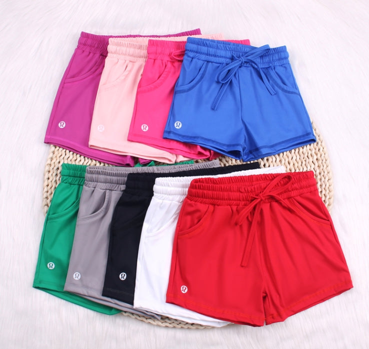 Solid Color Baby Yoga Leisure Short