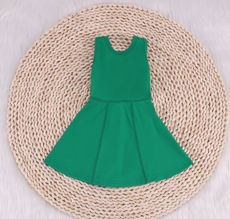 Refreshing Yoga Baby Dress In Solid Colors