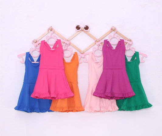 Solid Colors Yoga Baby Dress/jumpsuit