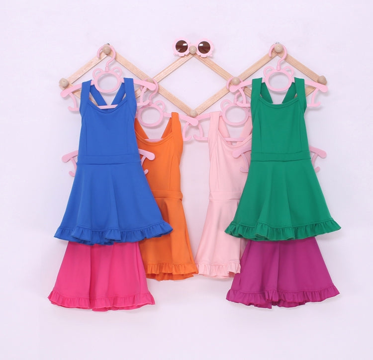 Solid Colors Yoga Baby Dress/jumpsuit