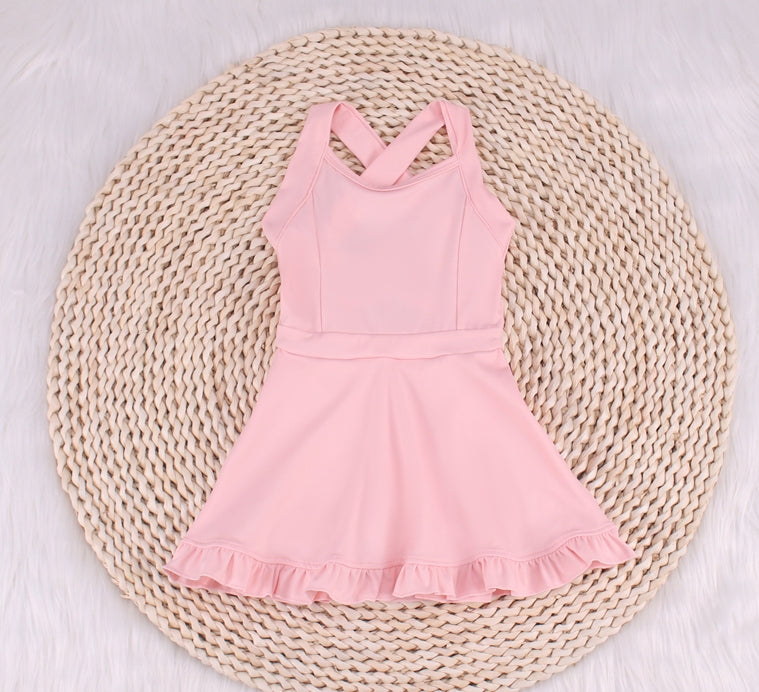 Solid Colors Yoga Baby Dress/jumpsuit