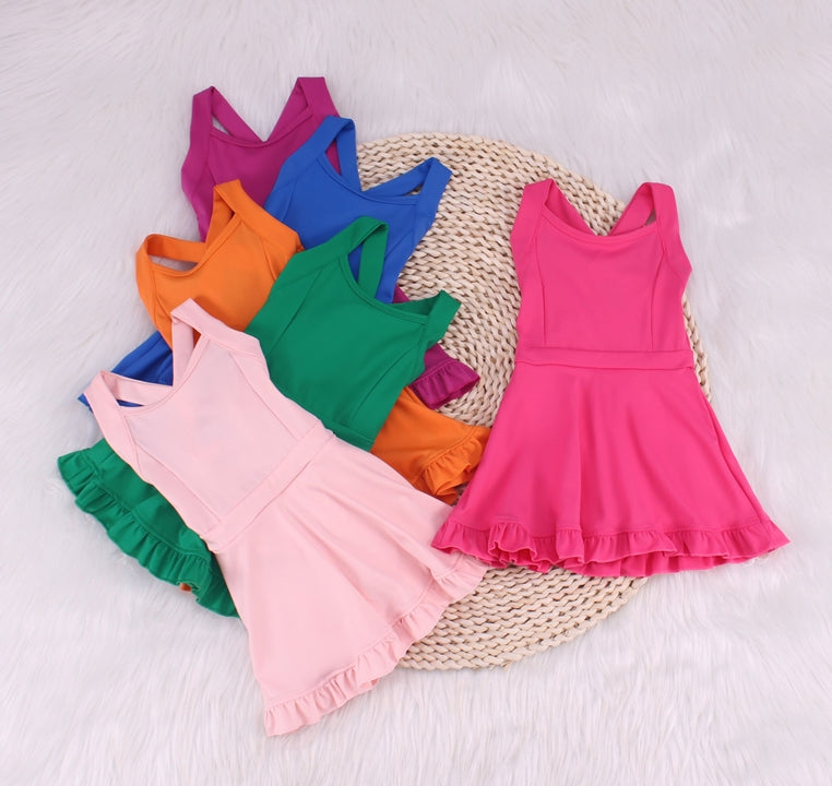 Solid Colors Yoga Baby Dress/jumpsuit