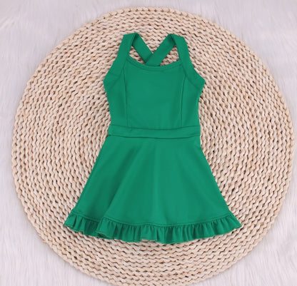 Solid Colors Yoga Baby Dress/jumpsuit