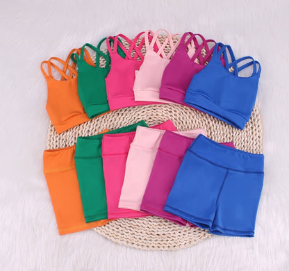 Solid Color Sling Baby Yoga Set