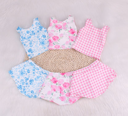 Floral Skirt Baby Yoga Summer Set（Big）