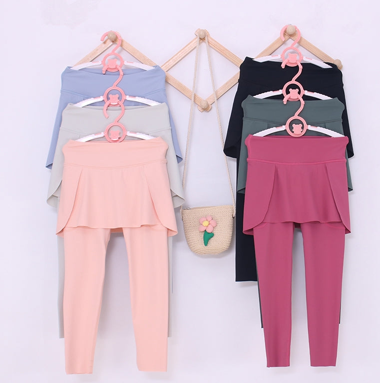 Solid Tunic Yoga Baby Trousers/Pants/Hakama