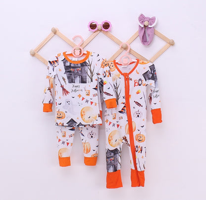 Halloween Print Bamboo Fiber Baby Set