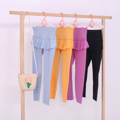 Solid Tunic Yoga Baby Trousers/Pants/Hakama