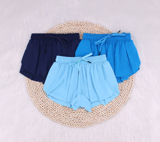 Solid Color Loose Yoga Baby Shorts