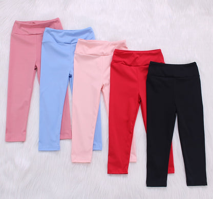 Solid Color Baby Yoga Leisure Pants（Big）