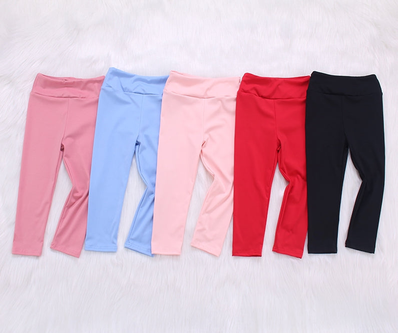 Solid Color Baby Yoga Leisure Pants（Big）