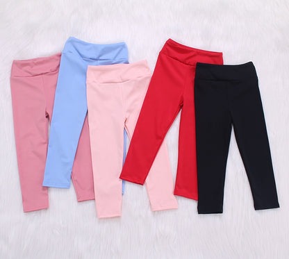 Solid Color Baby Yoga Leisure Pants（Big）