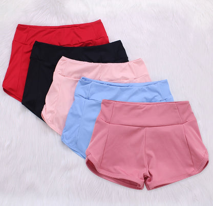 Solid Color Baby Yoga Leisure Shorts（Big）