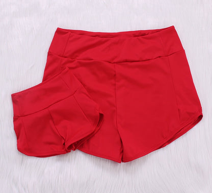 Solid Color Baby Yoga Leisure Shorts（Big）