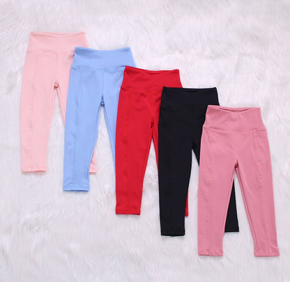 Solid Color Baby Yoga Sport Pants