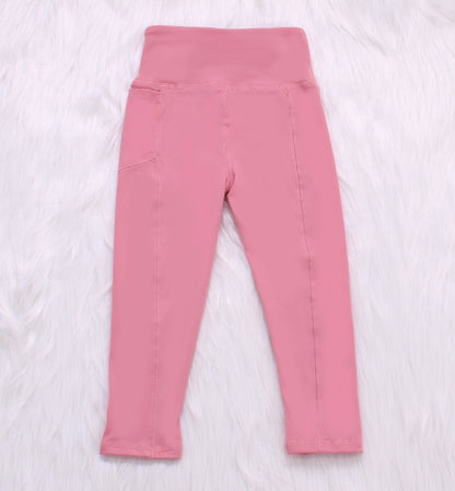 Solid Color Baby Yoga Sport Pants