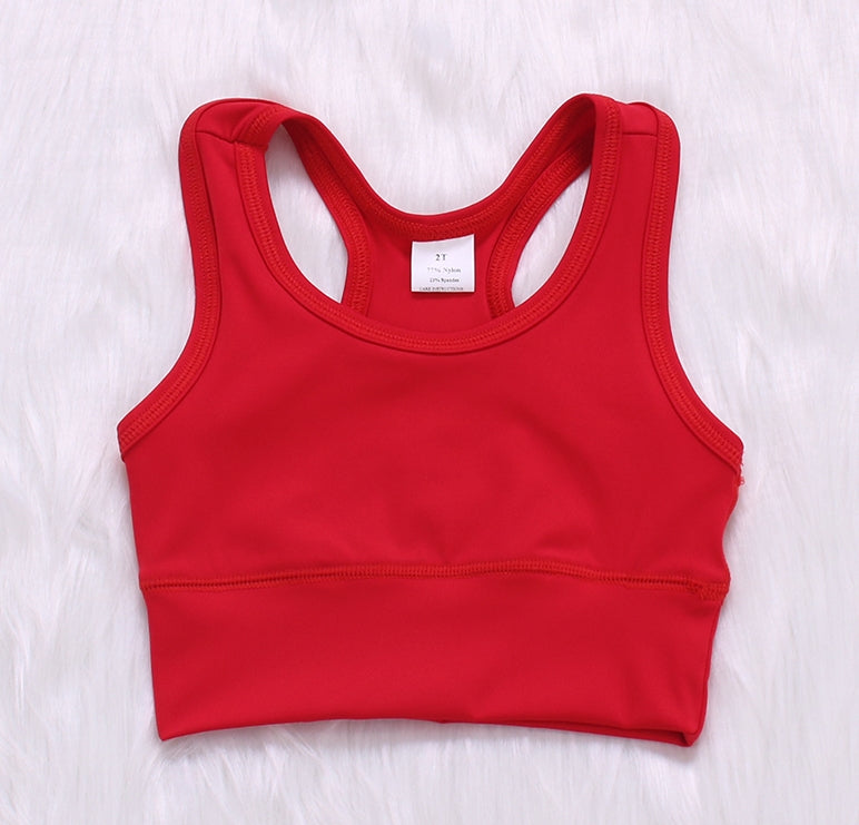 Solid Color Baby Yoga Sport Vest