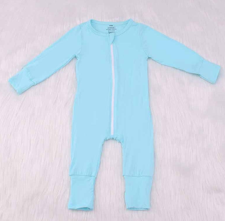 Solid Color Bamboo Fiber Baby Clothes