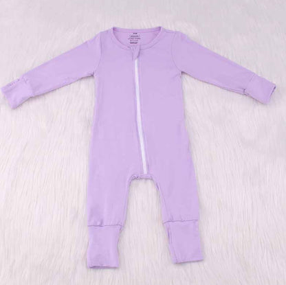 Solid Color Bamboo Fiber Baby Clothes