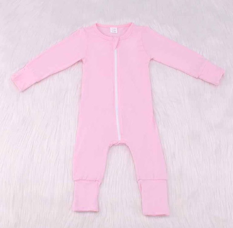 Solid Color Bamboo Fiber Baby Clothes