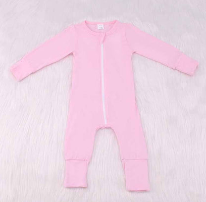 Solid Color Bamboo Fiber Baby Clothes