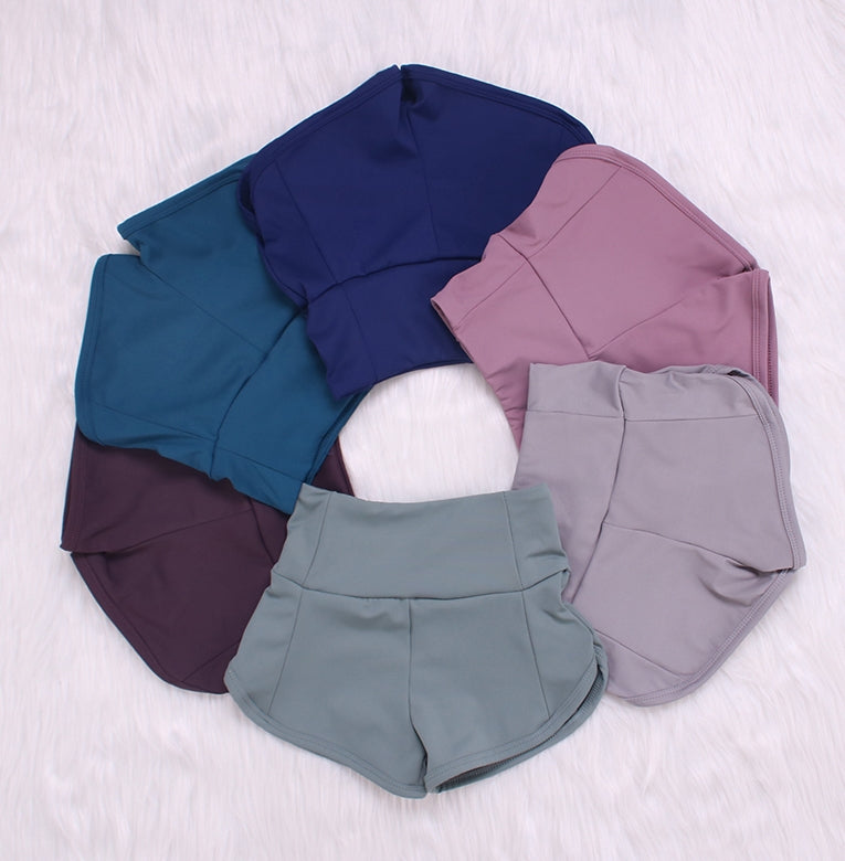 Solid Color Baby Yoga Leisure Shorts