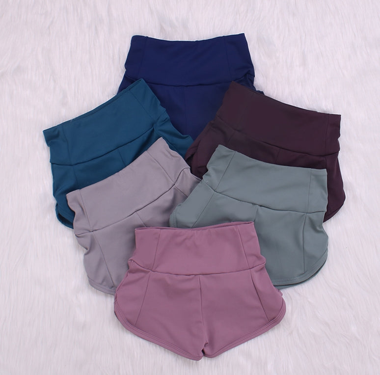 Solid Color Baby Yoga Leisure Shorts