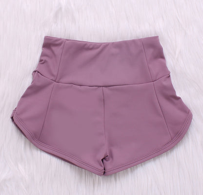 Solid Color Baby Yoga Leisure Shorts