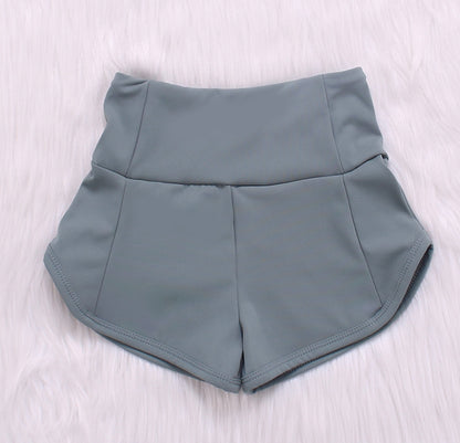 Solid Color Baby Yoga Leisure Shorts