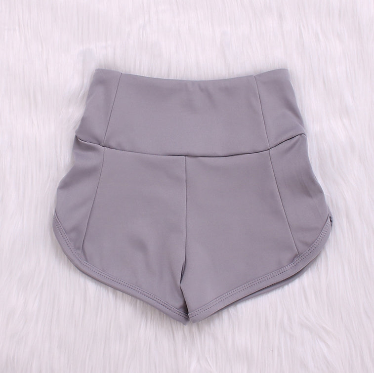 Solid Color Baby Yoga Leisure Shorts