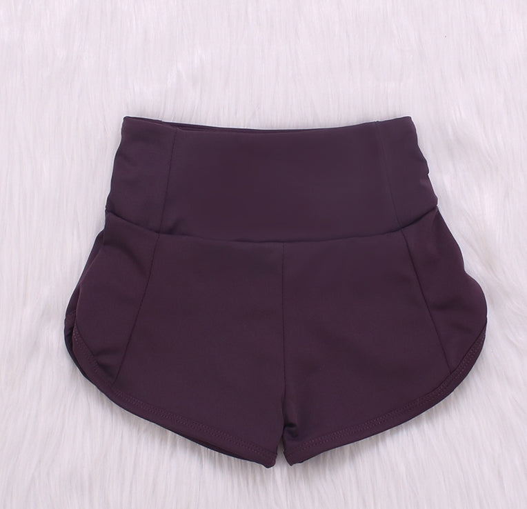 Solid Color Baby Yoga Leisure Shorts