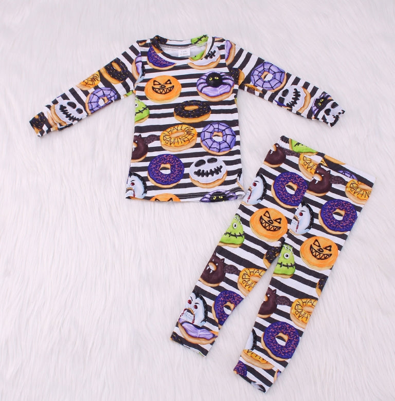 Spoof Halloween Print Bamboo Fiber Baby Set（Big）