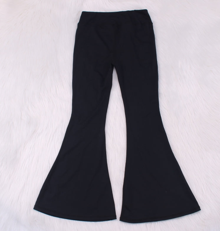 Solid Baby Yoga Flared Trousers