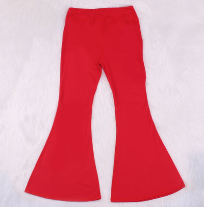 Solid Baby Yoga Flared Trousers