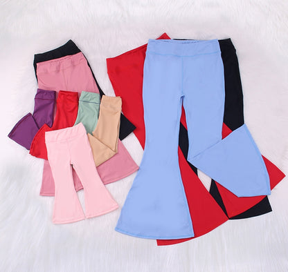 Solid Baby Yoga Flared Trousers