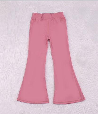 Solid Baby Yoga Flared Trousers