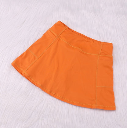 Crisp Orange Yoga Baby Dress/Culottes（Big）