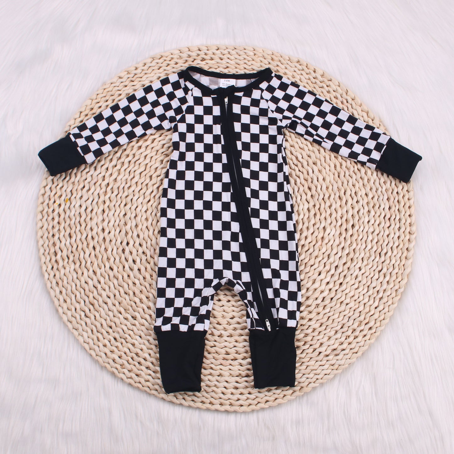 Printed Bamboo Fiber Baby Crawling Suit（Big）