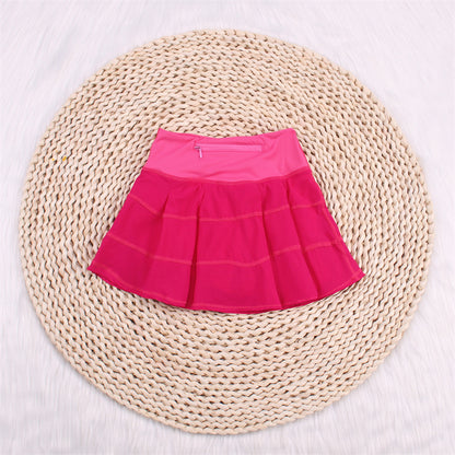 Solid Color Baby Yoga Pleated Skirt（Big）