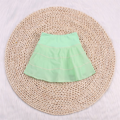 Solid Color Baby Yoga Pleated Skirt（Big）