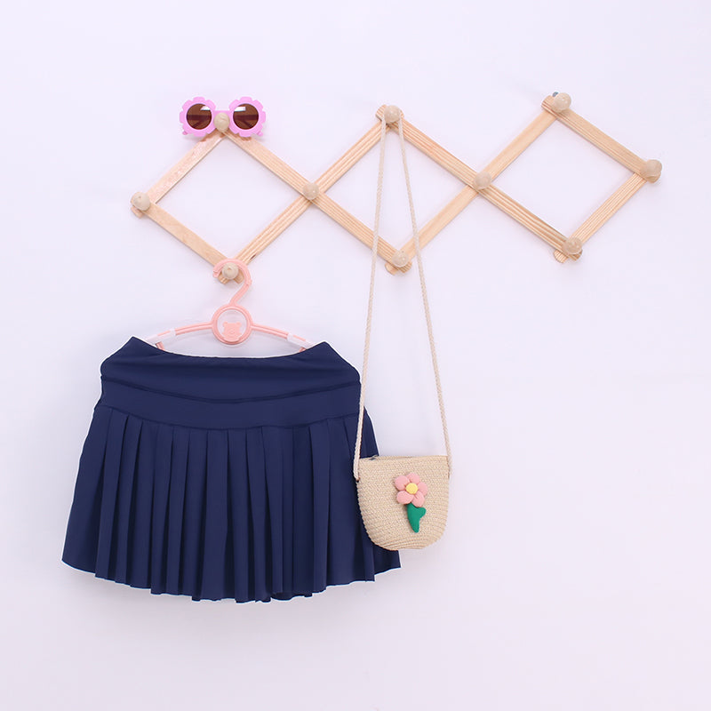 Crisp Navy Yoga Baby Dress/Culottes