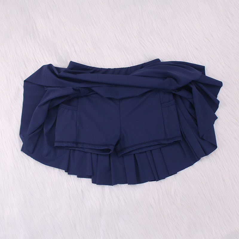 Crisp Navy Yoga Baby Dress/Culottes