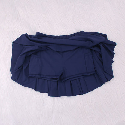 Crisp Navy Yoga Baby Dress/Culottes