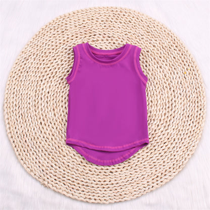 Solid Color Baby Yoga Vest（Big）