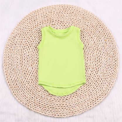 Solid Color Baby Yoga Vest（Big）